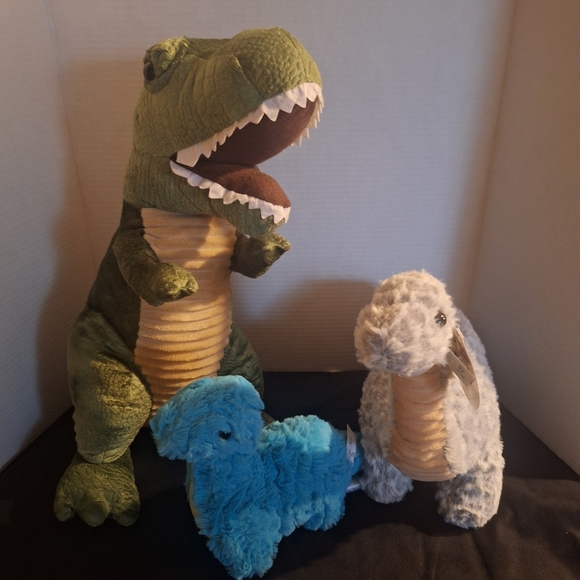 Green Dinosaur Plush Blanket - Picture 1 of 16